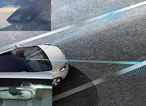 Windshield Lane Departure Warning System Windshield Lane Departure Warning System